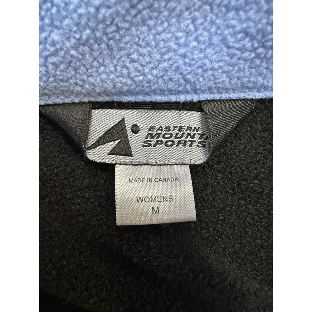 Eastern Mountain Sports Fleece Womens Blue Full Zip Long Sleeve Size Medium 2600 - Picture 6 of 8